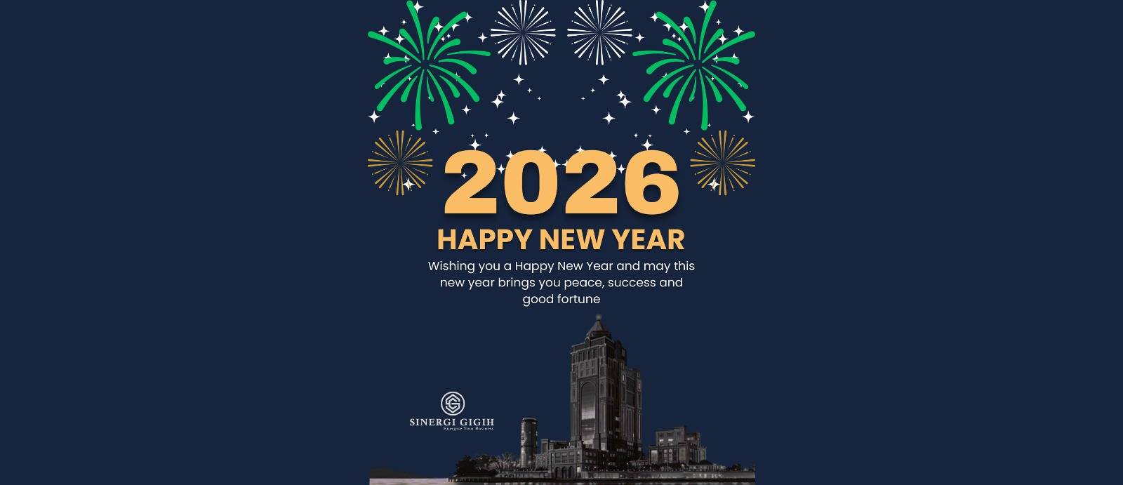 A poster wishing happy chinese year